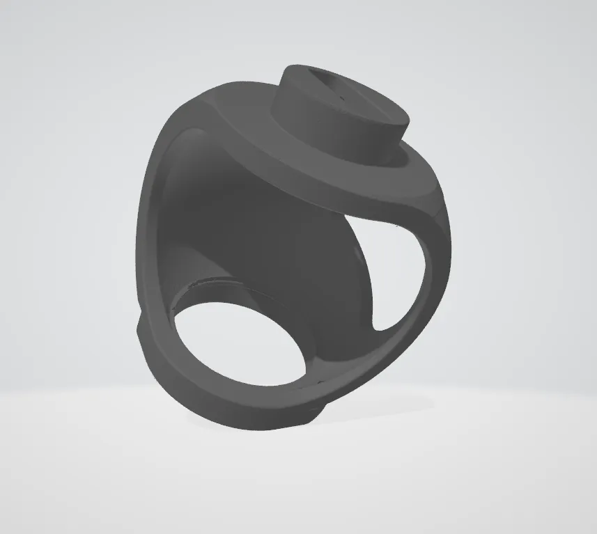 Scan mesh of an undocumented valve body captured by Paradigm 3D